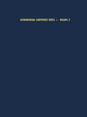 cover image of International Geophysics Series, Volume 7